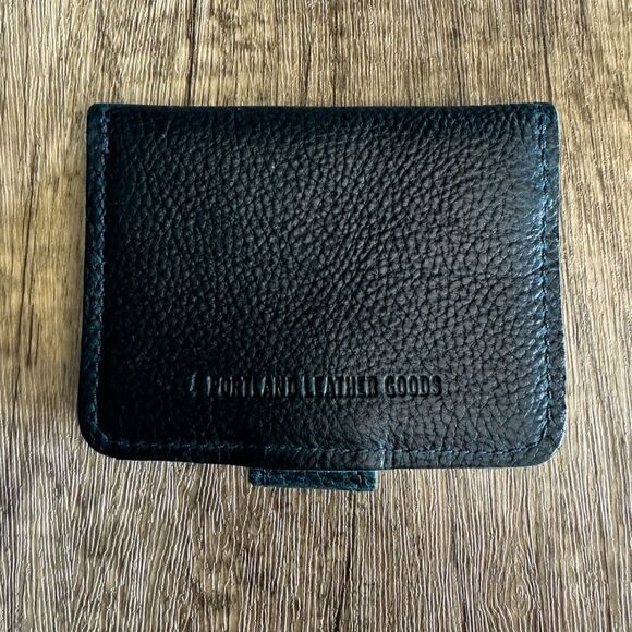 Portland Leather BOREAL Mini Bifold Wallet Leather Wallet FAST SHIP NEW - Picture 3 of 4